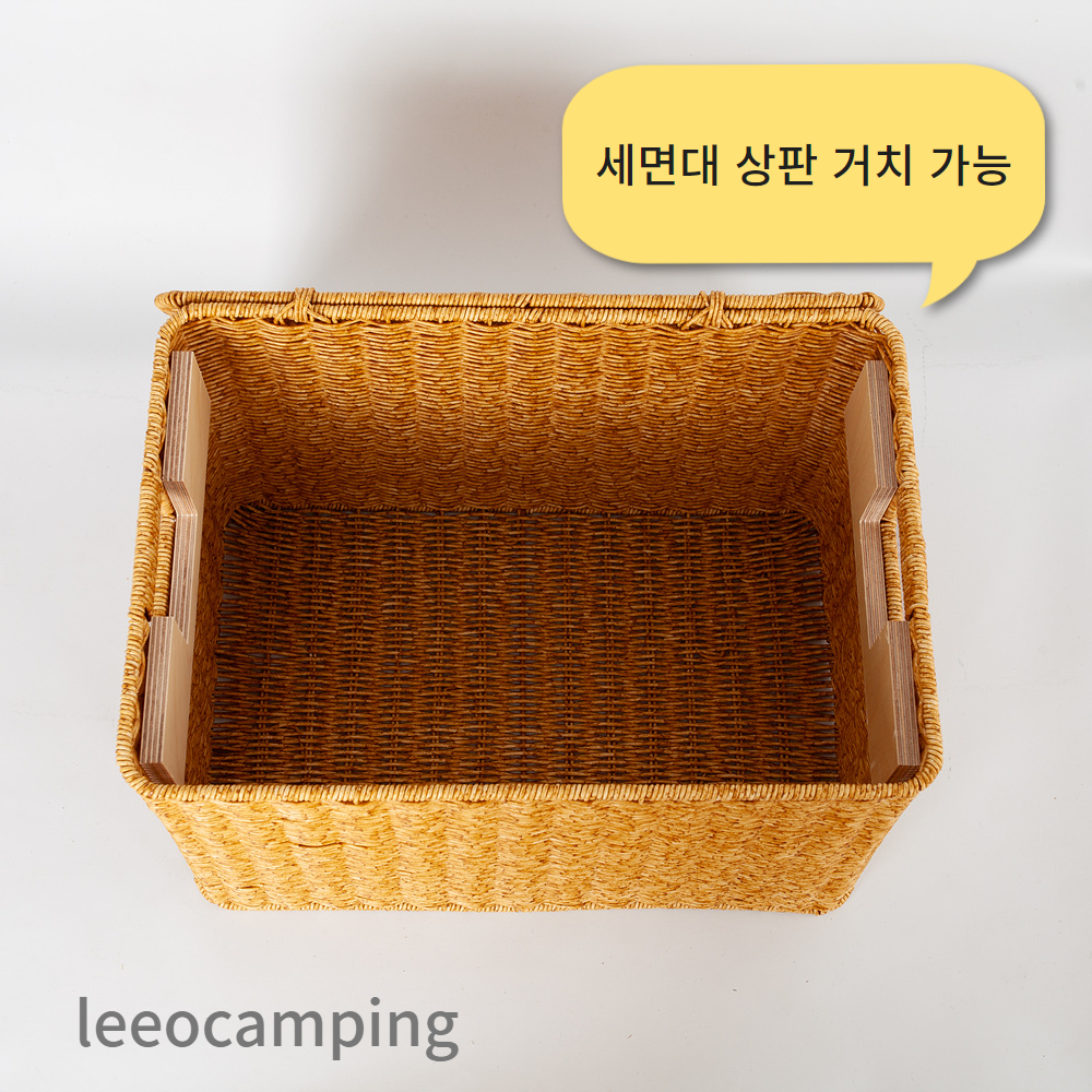 라탄감성 차박개수대 캠핑싱크대 캠핑세면대 - 상세 이미지 3