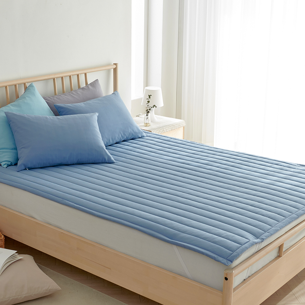 라몬떼 스테이 고정밴드 침대 패드 파스텔 네이비, SS(슈퍼싱글)