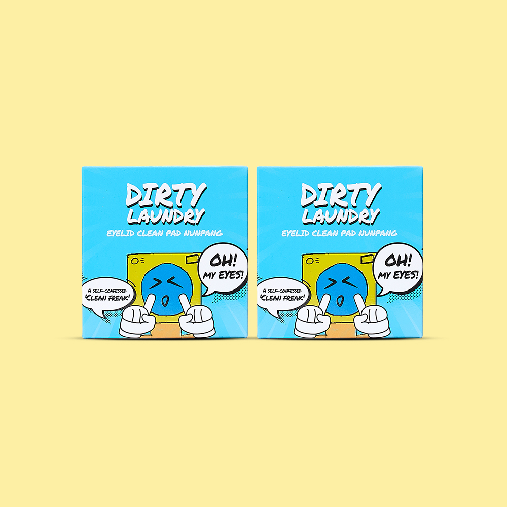 더티런드리 눈팡 저자극 눈꺼풀세정패드 마이봄샘 눈기름샘 청소 20매, 2개 - 상품 이미지
