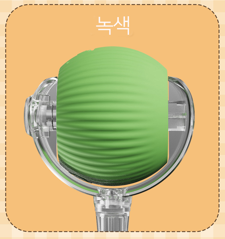 더바른 고양이 캣볼 자동 장난감 실리콘 USB충전 움직이는 장난감 - 상세 이미지 3