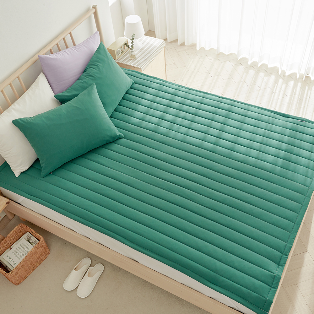 라몬떼 스테이 고정밴드 침대 패드 딥그린, SS(슈퍼싱글)