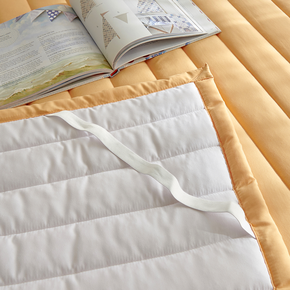 라몬떼 스테이 고정밴드 침대 패드 허니 머스터드, Q(퀸)