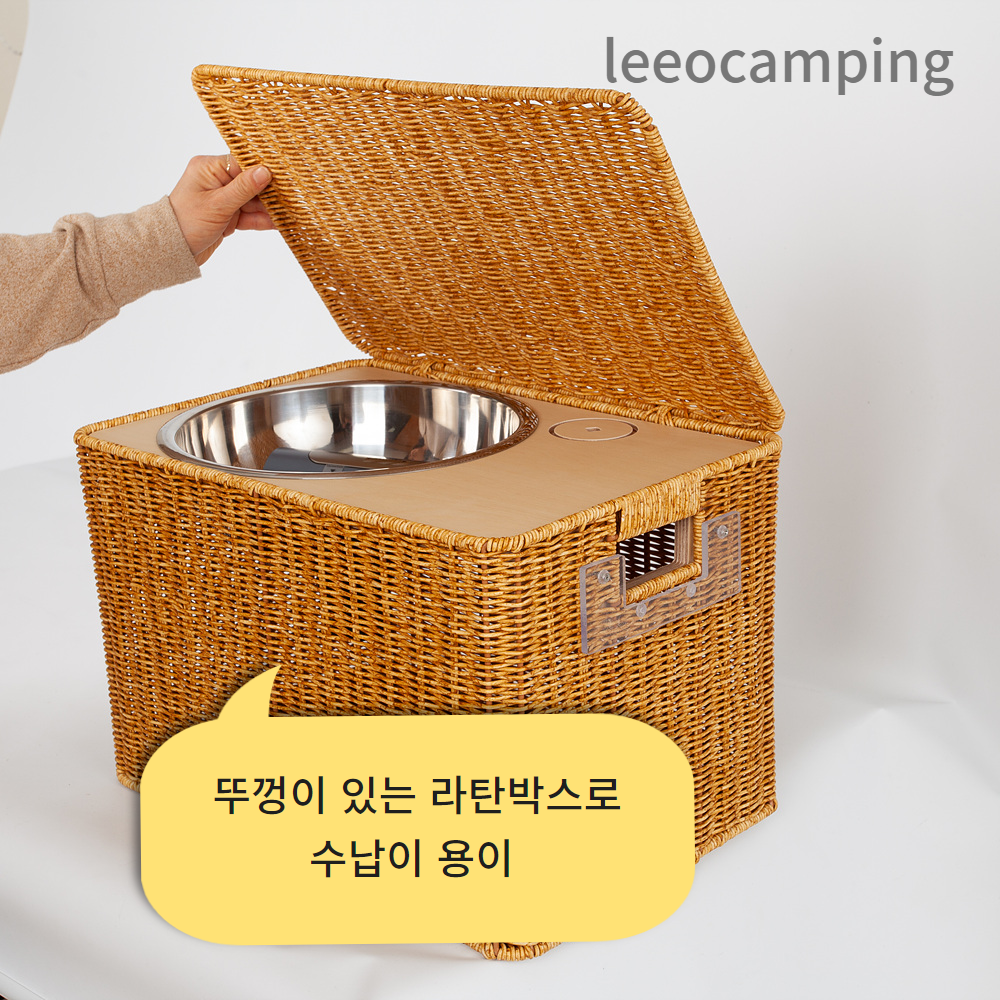 라탄감성 차박개수대 캠핑싱크대 캠핑세면대 이미지 6