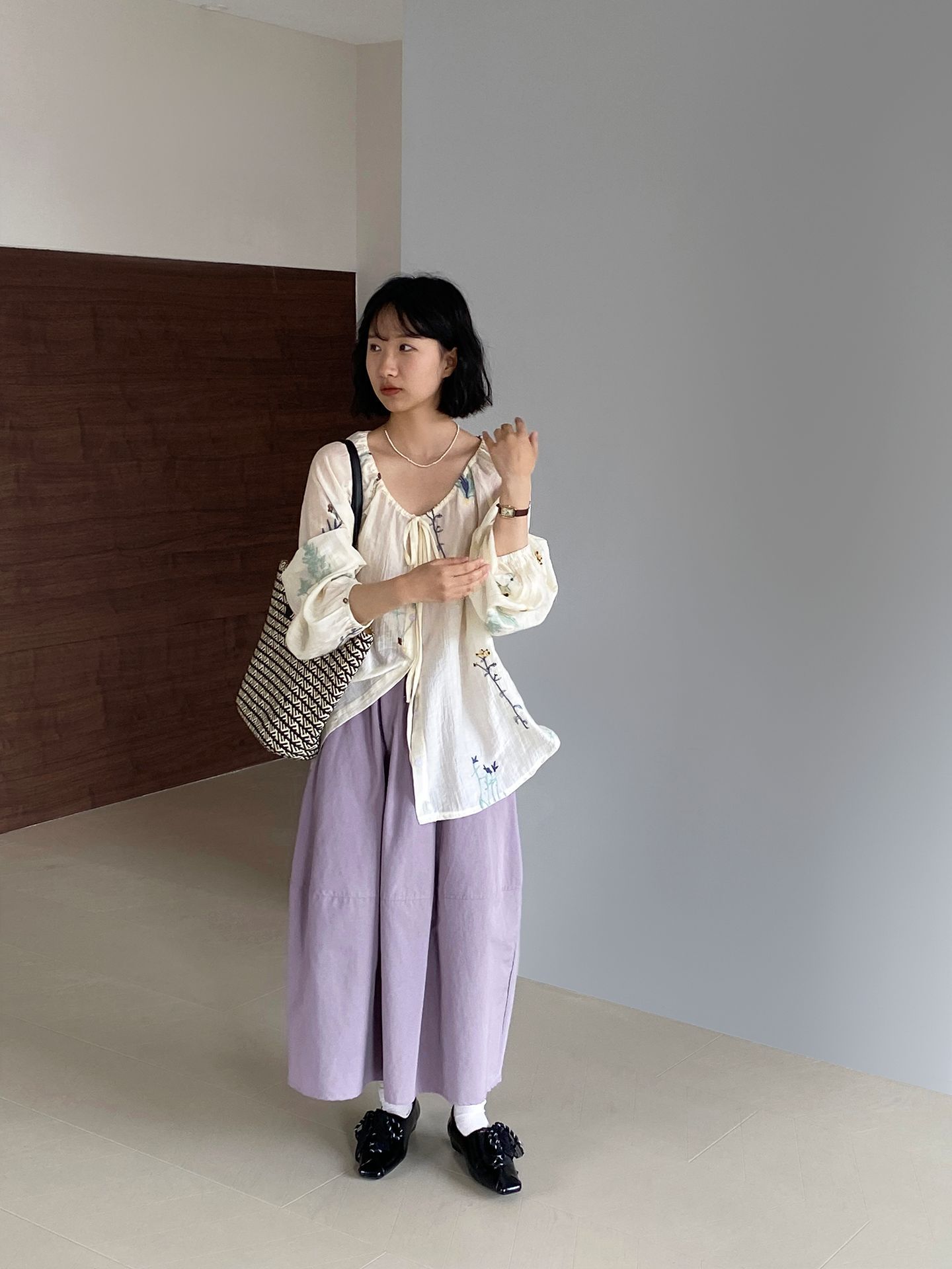 Datti 퍼프 롱스커트 상세 이미지 11