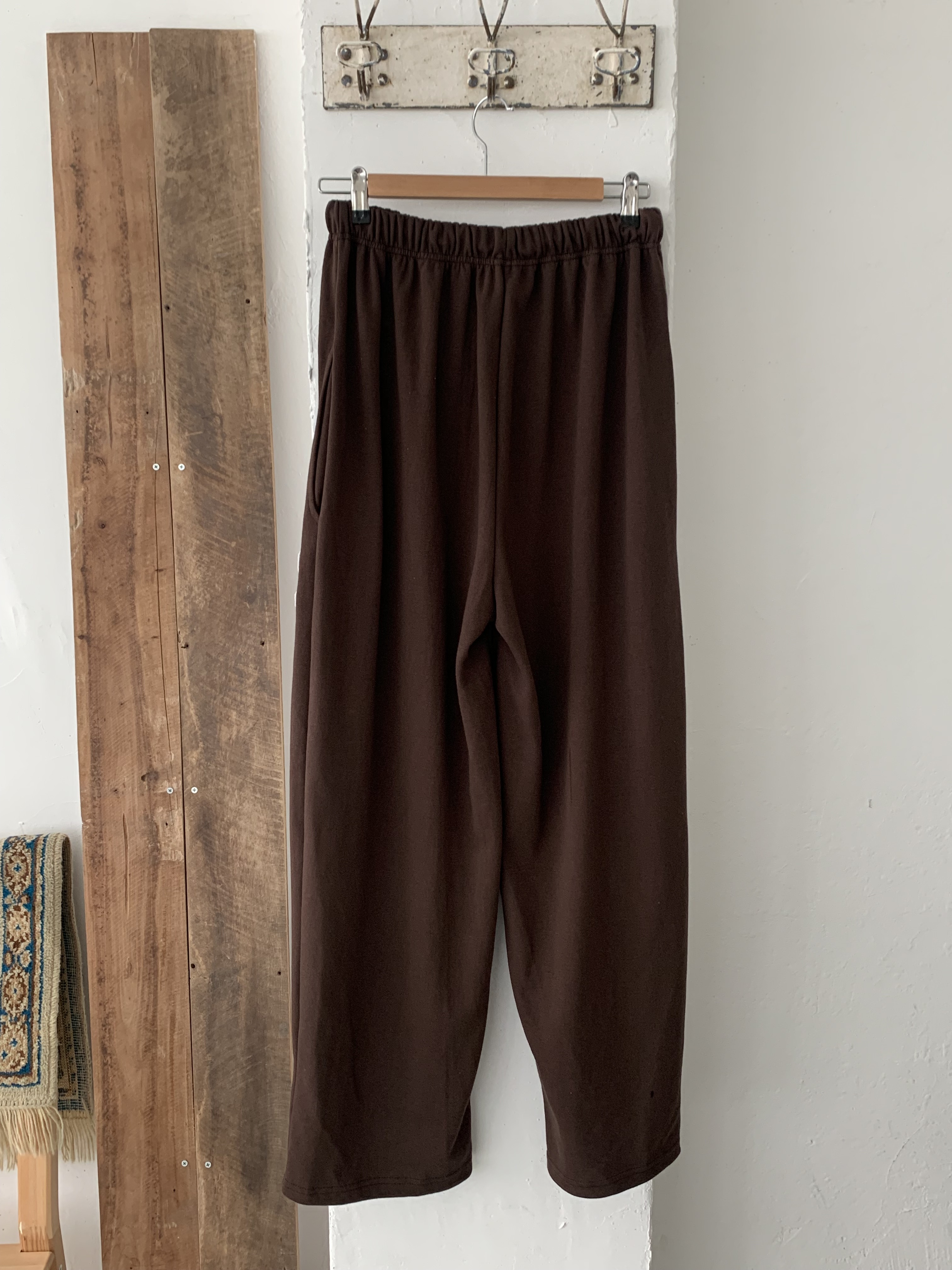 [pants/골반볼륨핏] 패치 롱 와이드 트레이닝팬츠 트레이닝셋업 세트 (3col) 상세 이미지 31