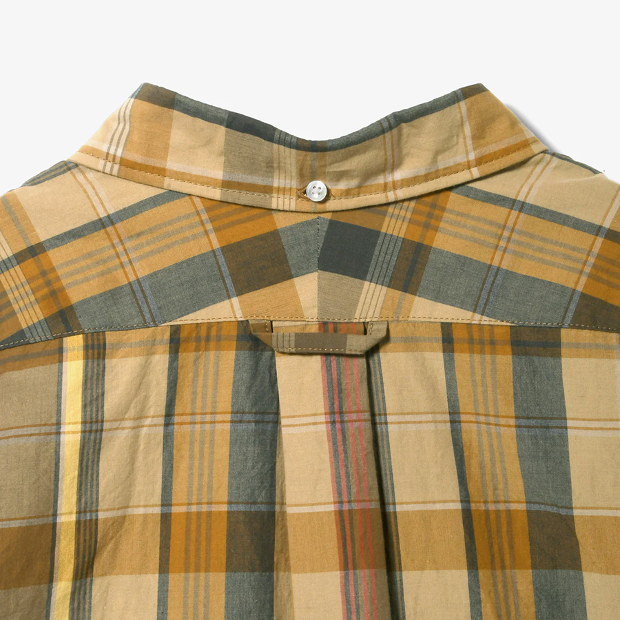 [국내배송] 엔지니어드가먼츠 Popover BD 셔츠 - Madras Plaid QT014 - 상세 이미지 5