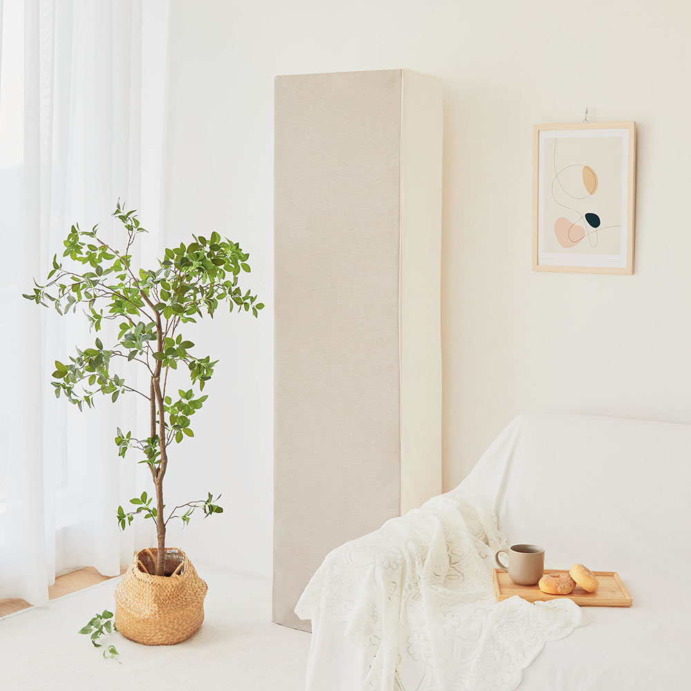 삼성무풍에어컨커버 엘지 스탠드 오트 베이지, 사각 일반