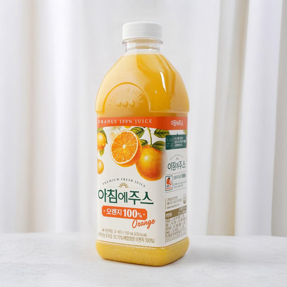 메가마트 서울우유 아침에주스 오렌지 950ml - 상세 이미지 2