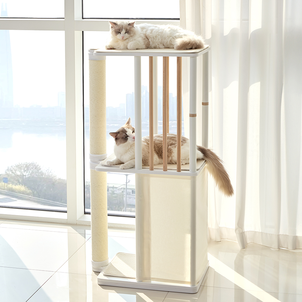 펫코본 캣타워 고양이 숨숨집 미니 튼튼한 철제프레임 제품 이미지