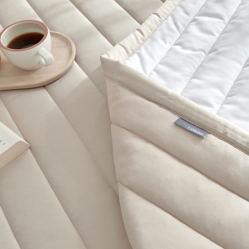 라몬떼 스테이 고정밴드 침대 패드 베이지, SS(슈퍼싱글)