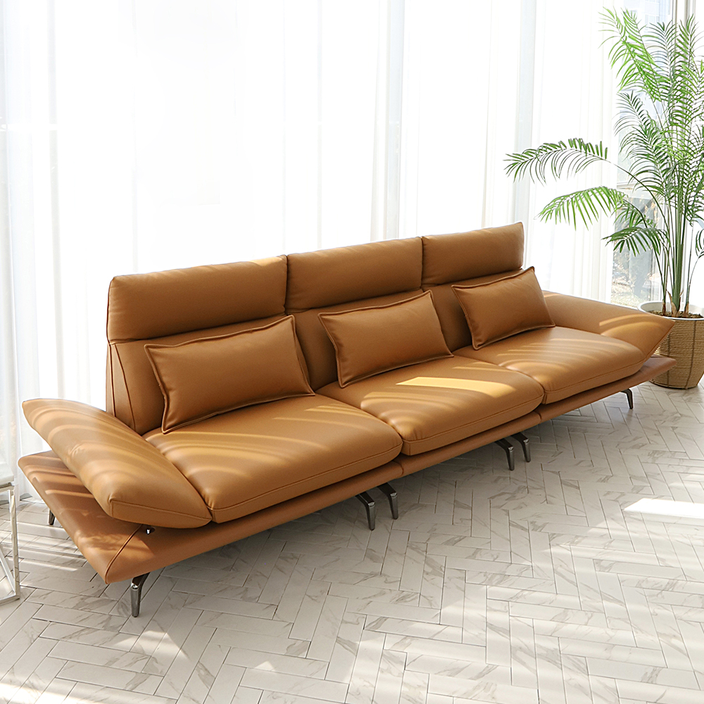 국내제작 더스틴 전체 이태리 천연가죽 면피 소파 5인 6인쇼파 코너형가죽쇼파 CL522