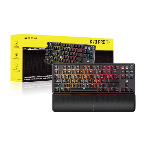 [국내정품] 커세어 K70 PRO TKL MGX 래피드트리거 게이밍 기계식 키보드 블랙, 마그네틱 자석축 - 상세 이미지 4
