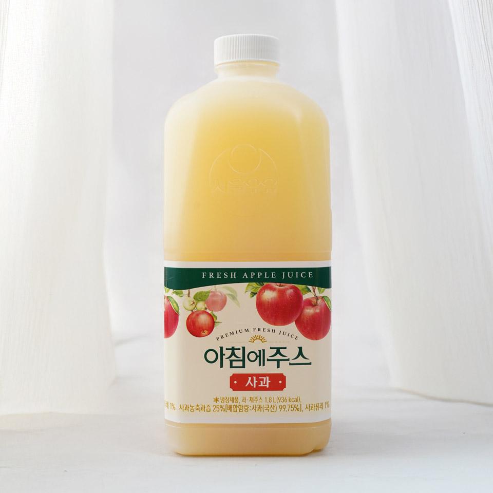 메가마트 서울우유 아침에주스 사과 1.8L