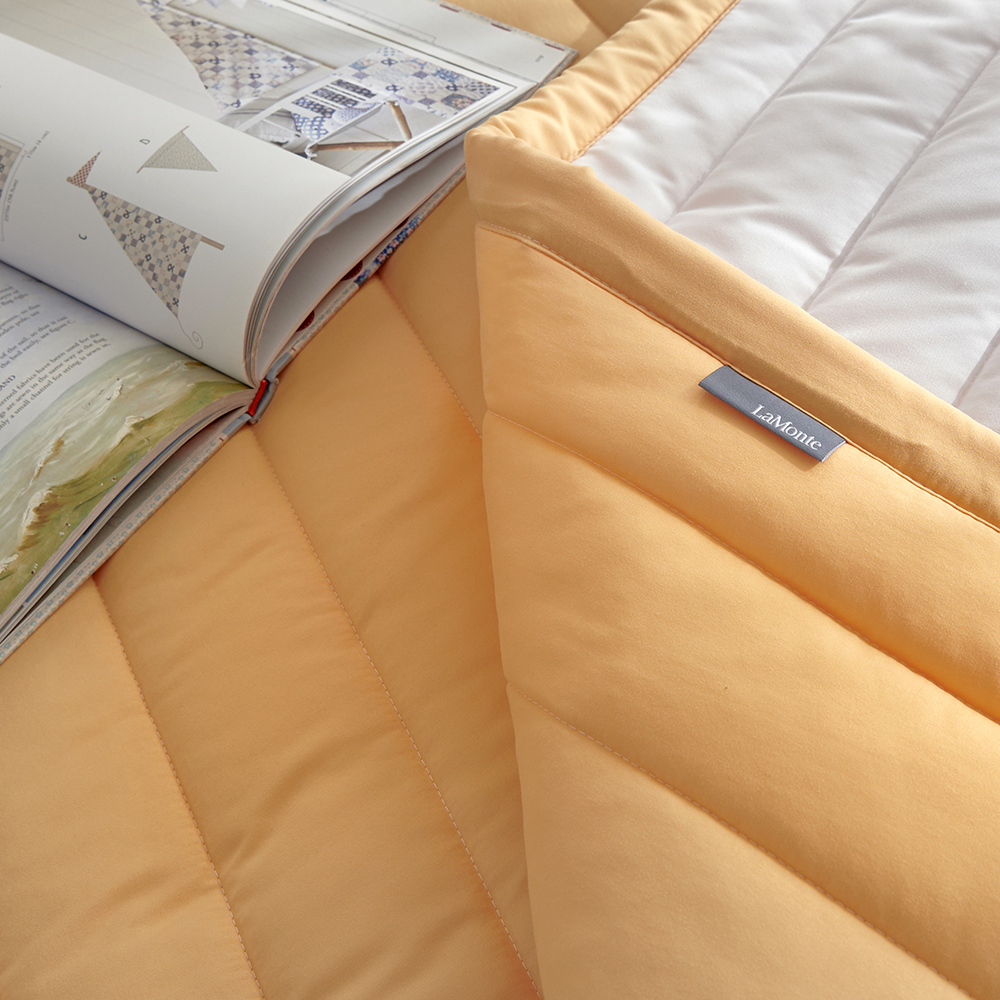 라몬떼 스테이 고정밴드 침대 패드 허니 머스터드, Q(퀸)