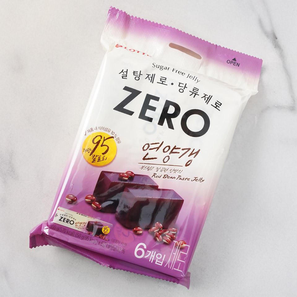 메가마트 롯데웰푸드 ZERO 연양갱 팥 6번들 300g - 상세 이미지 2