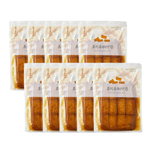 사각조미유부 1박스 10kg (1kg x 10개입) : 레인보우에프엔에스