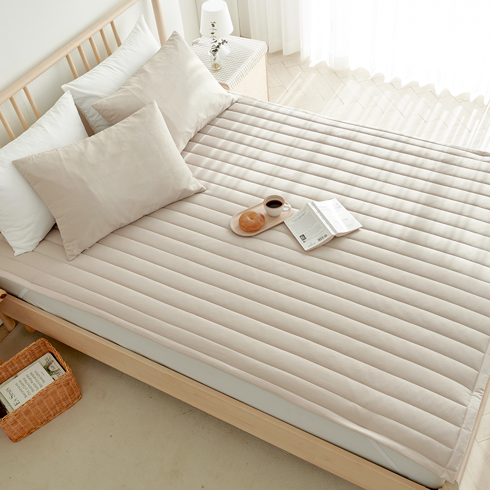 라몬떼 스테이 고정밴드 침대 패드 베이지, SS(슈퍼싱글)