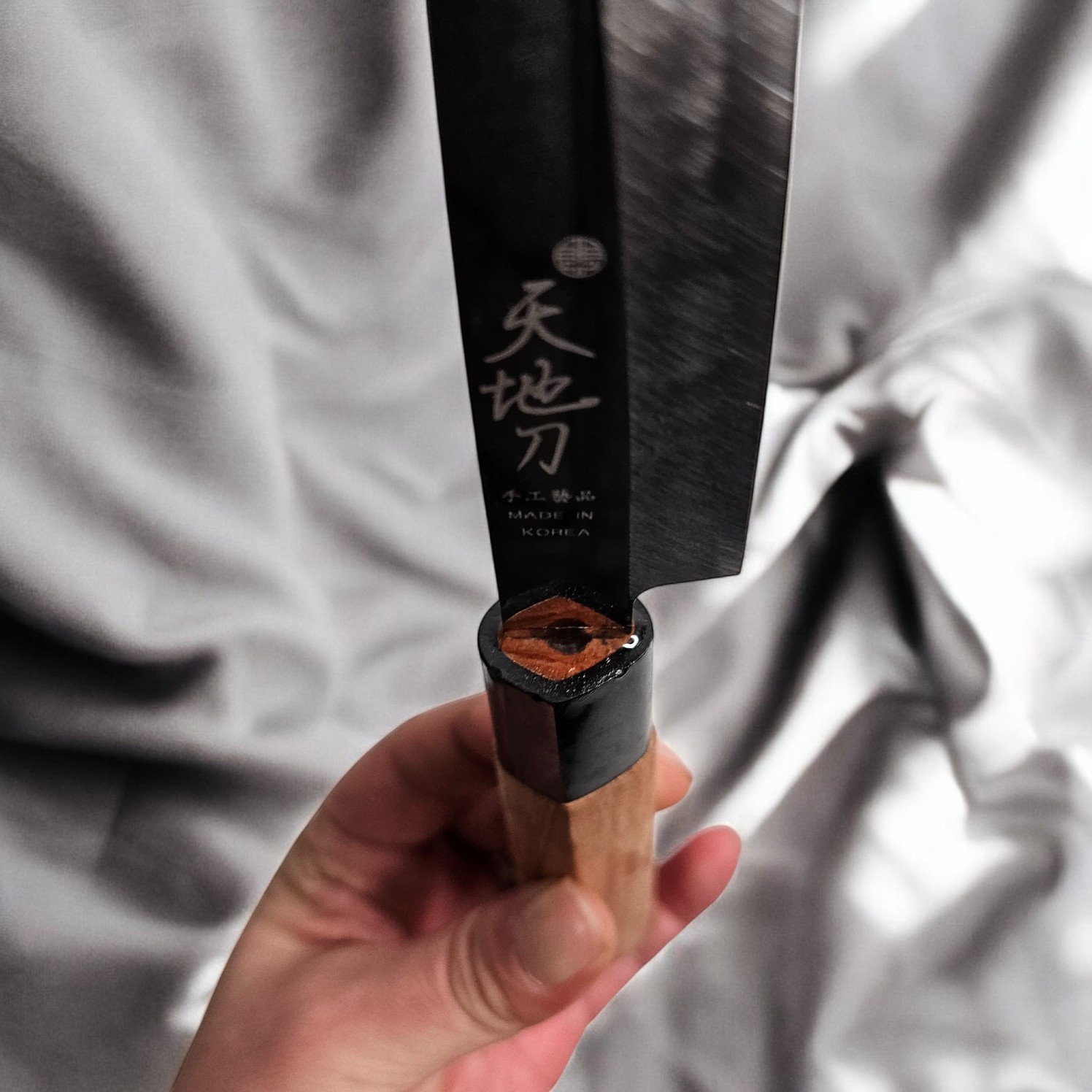 명장 조상진 천지도 각도 중 다용도 키리츠케 칼 이미지 7