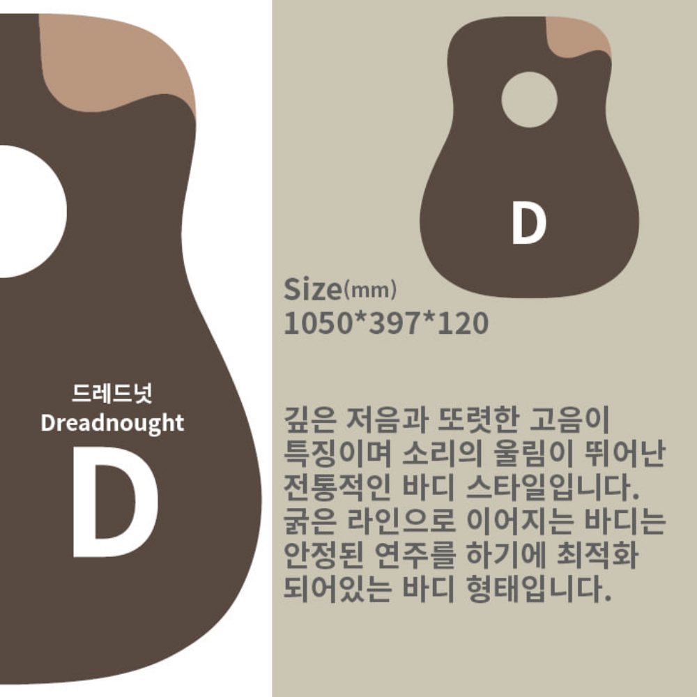 [최다구성품지급] 크래프터 마인드 MIND D-15e 프로 / 드레드넛 / 픽업장착 이미지 6