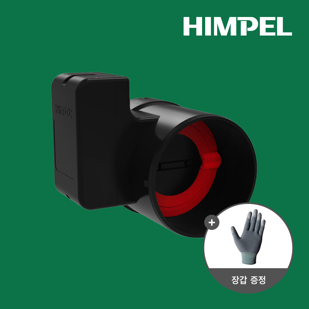 힘펠 욕실환풍기 전동댐퍼 MDD-100DP-P 연결배관-100mm 자가설치 - 메인 이미지