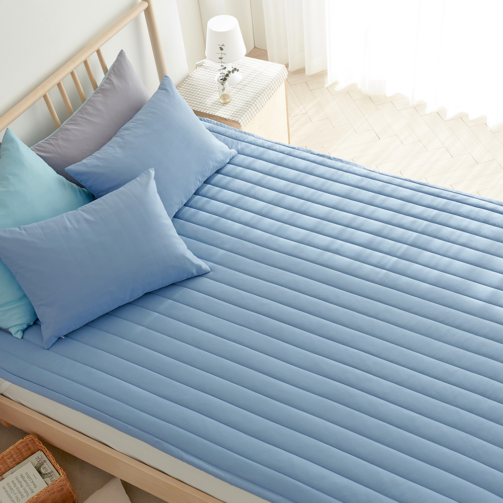 라몬떼 스테이 고정밴드 침대 패드 파스텔 네이비, SS(슈퍼싱글)
