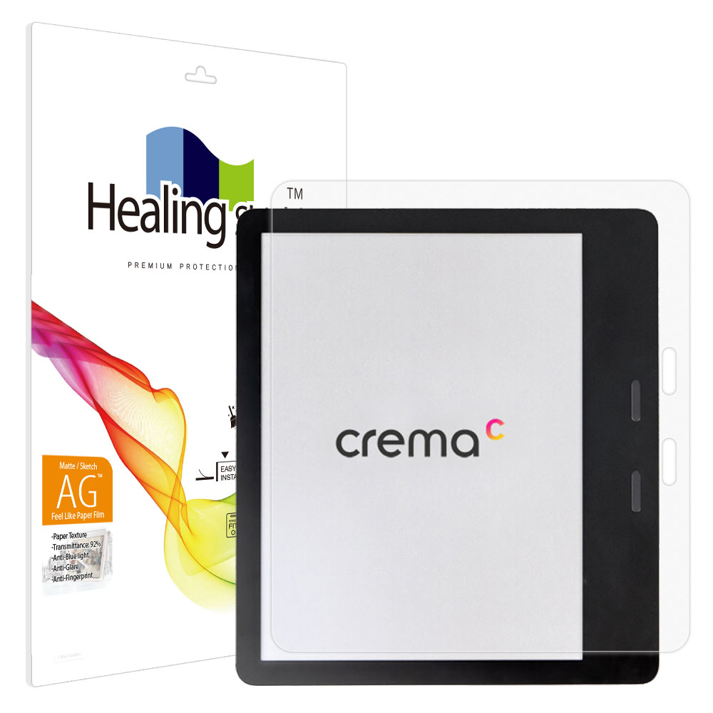 예스24 크레마 C 항균 종이질감 블루라이트차단 액정보호필름