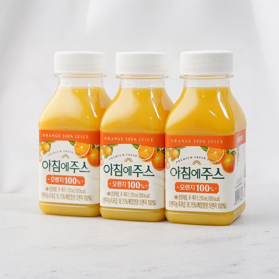 메가마트 서울우유 아침에주스 오렌지 210mlx3 - 상세 이미지 2