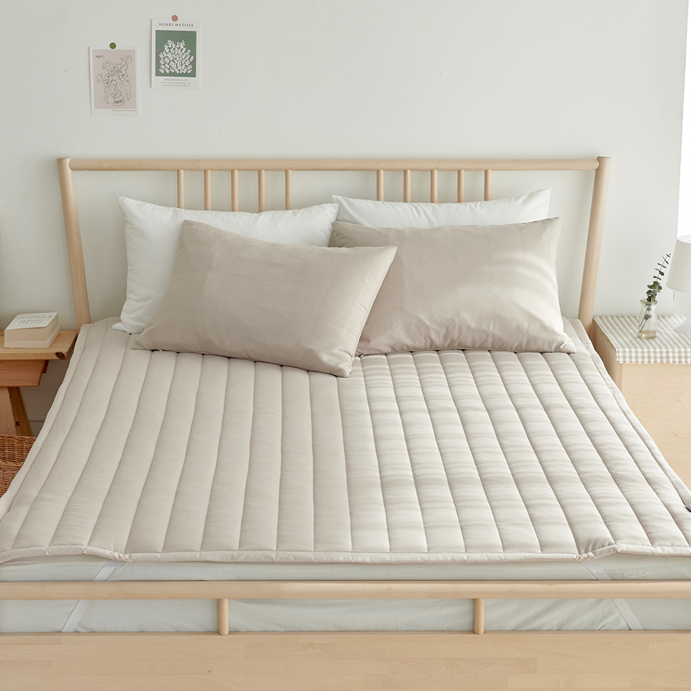 라몬떼 스테이 고정밴드 침대 패드 베이지, SS(슈퍼싱글)