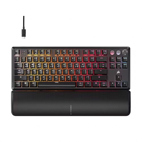 [국내정품] 커세어 K70 PRO TKL MGX 래피드트리거 게이밍 기계식 키보드 블랙, 마그네틱 자석축 - 상품 이미지