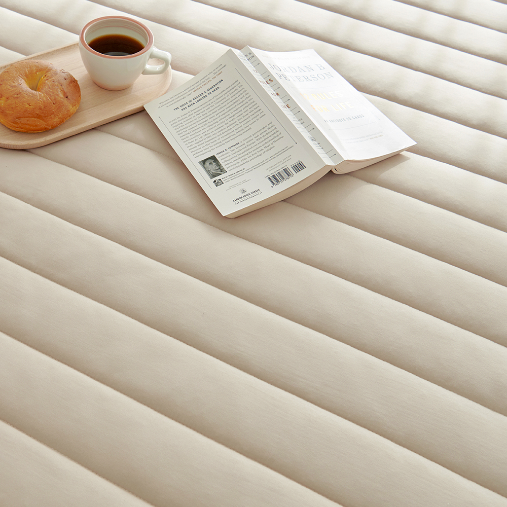 라몬떼 스테이 고정밴드 침대 패드 베이지, SS(슈퍼싱글)