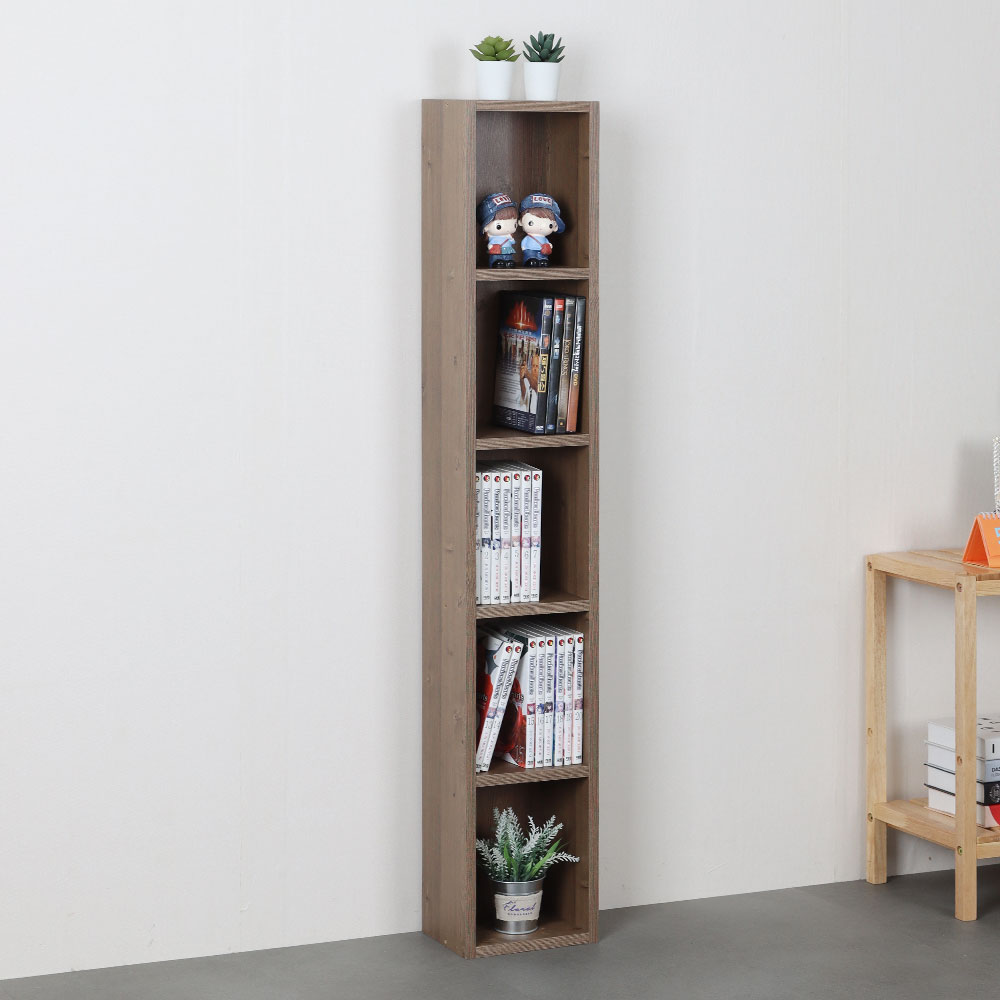 타워형 틈새 DVD수납장 200x150x1170mm, 5단, 레드 - 상세 이미지 3