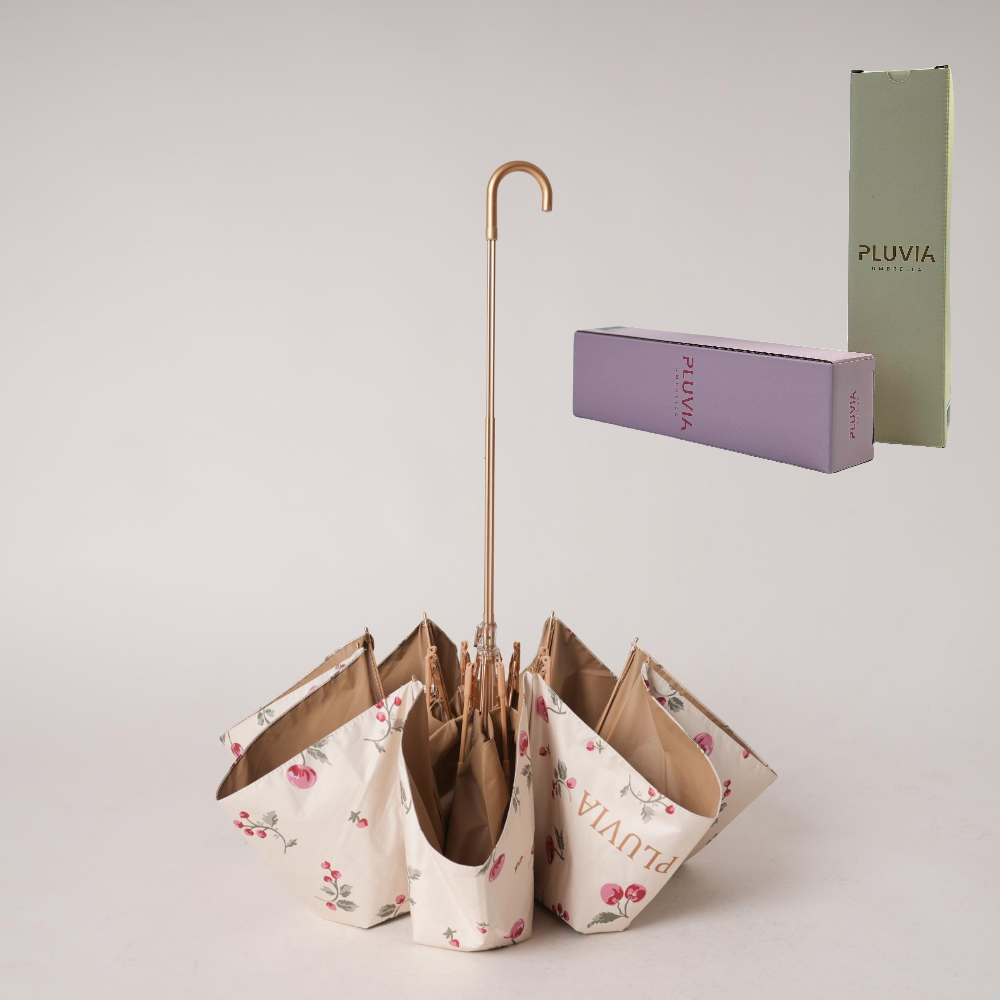 플루비아 양산 초경량 자외선차단 UV 암막 미니 우양산 2color