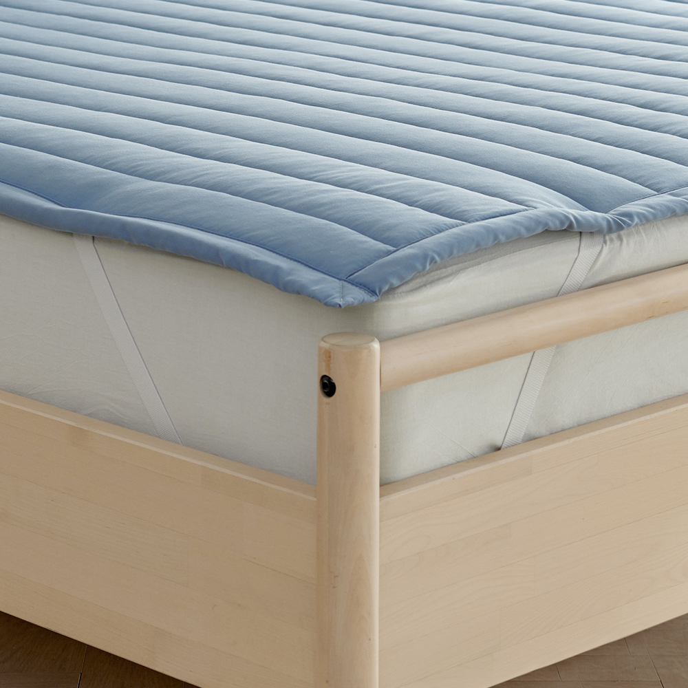 라몬떼 스테이 고정밴드 침대 패드 파스텔 네이비, SS(슈퍼싱글)