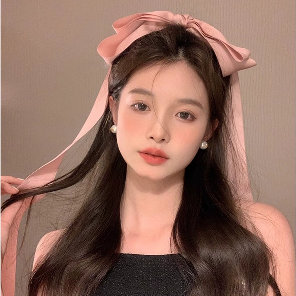 제니머리핀 헤어핀 오버사이즈 리본 소녀 발레리나 : 퀸즈발품