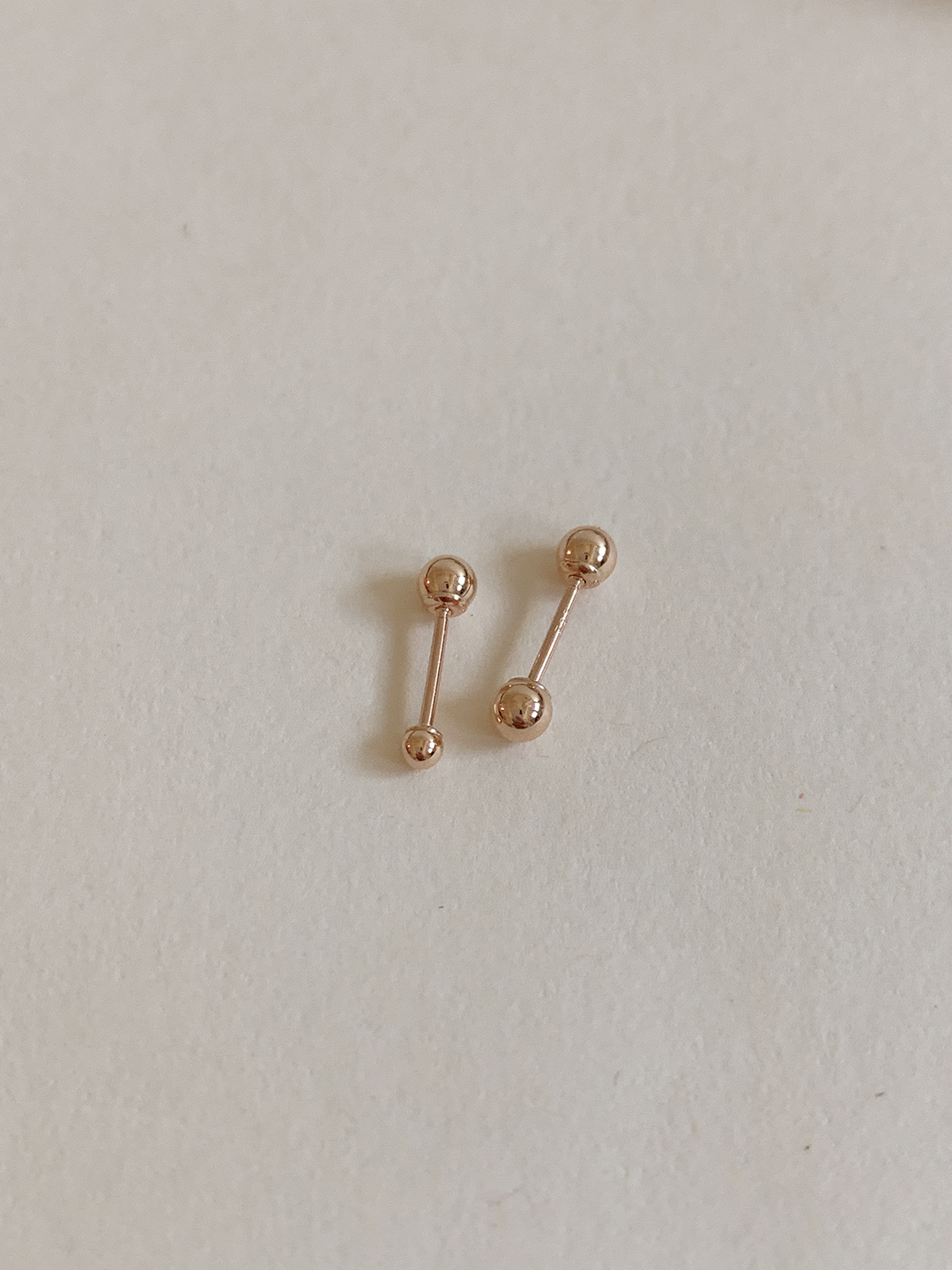 14k 미니 골드 볼 피어싱 2mm 3mm 이미지 3