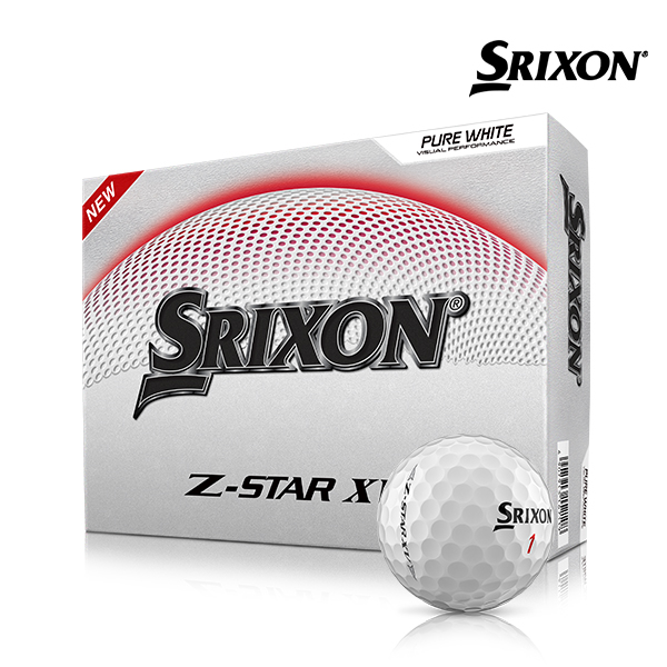 던롭 스릭슨 Z-STAR9 XV 3피스 골프공 12구 퓨어화이트 - 상품 이미지