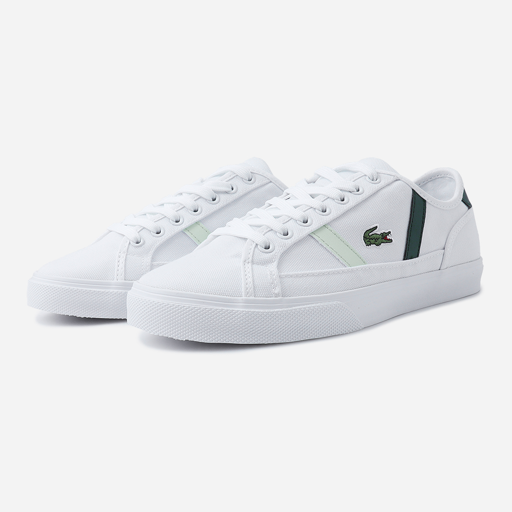라코스테 남자 사이드라인 프로 신발 스니커즈 화이트