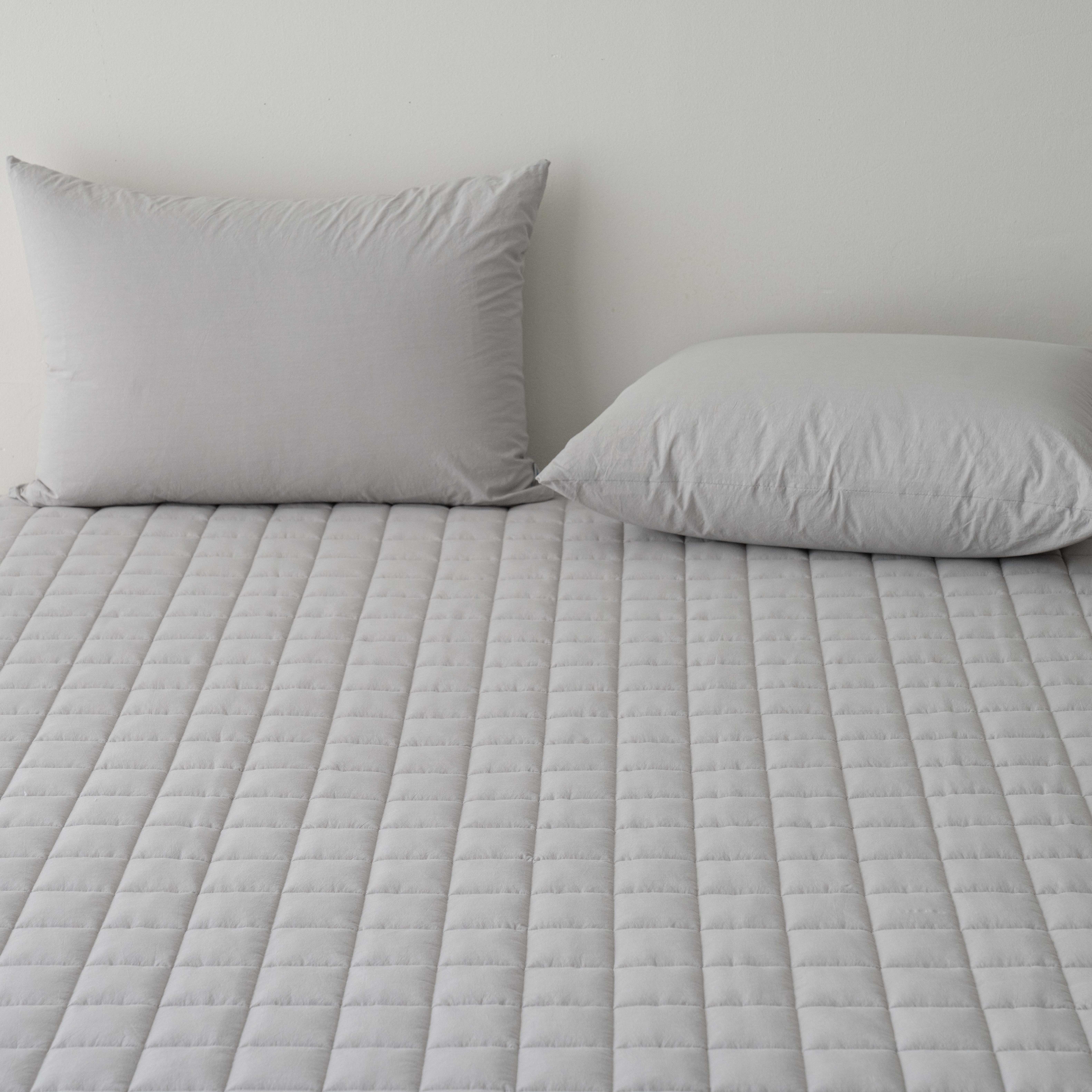 순면 60수 사계절 침대패드 알러지케어 누빔 매트리스패드 고무밴드 SS