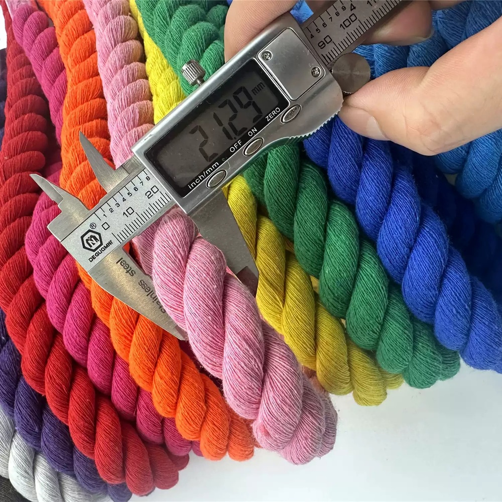 색깔 로프 두꺼운 꽈배기 고정 끈 다용도 밧줄 20mm 레이크블루 20MM 5m - 상세 이미지 2
