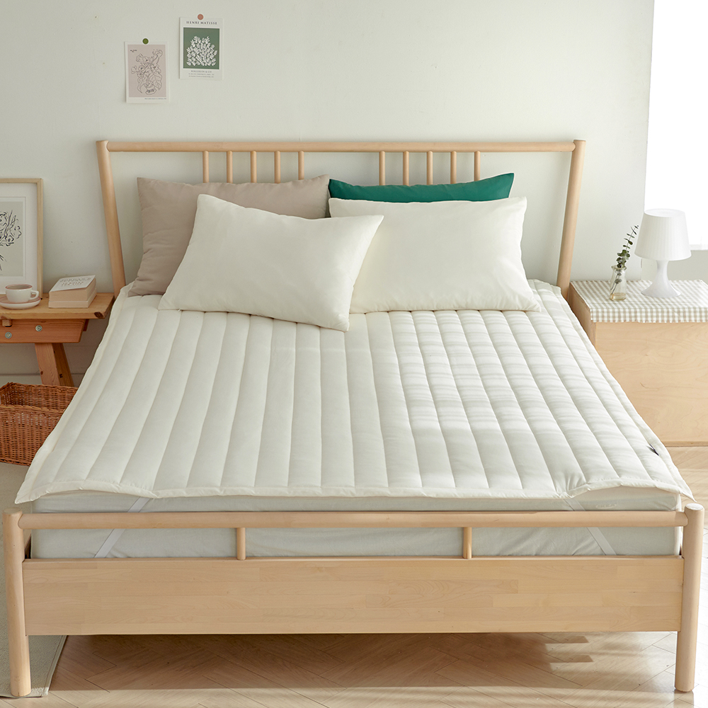 라몬떼 스테이 고정밴드 침대 패드 크림, SS(슈퍼싱글)