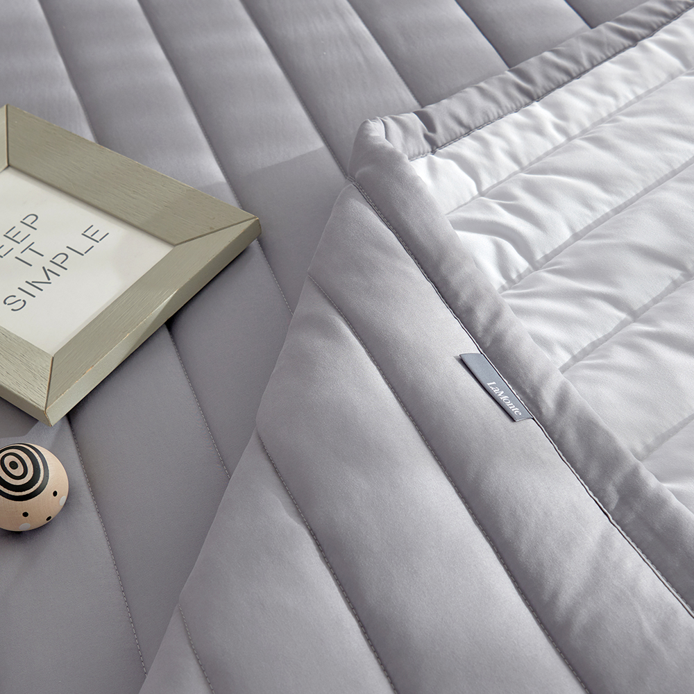 라몬떼 스테이 고정밴드 침대 패드 그레이, Q(퀸)