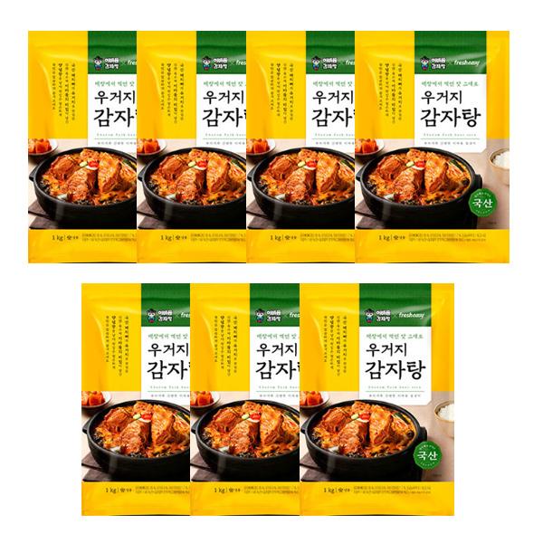 이바돔 우거지 감자탕 1kg x 7팩 : 내일배송샵
