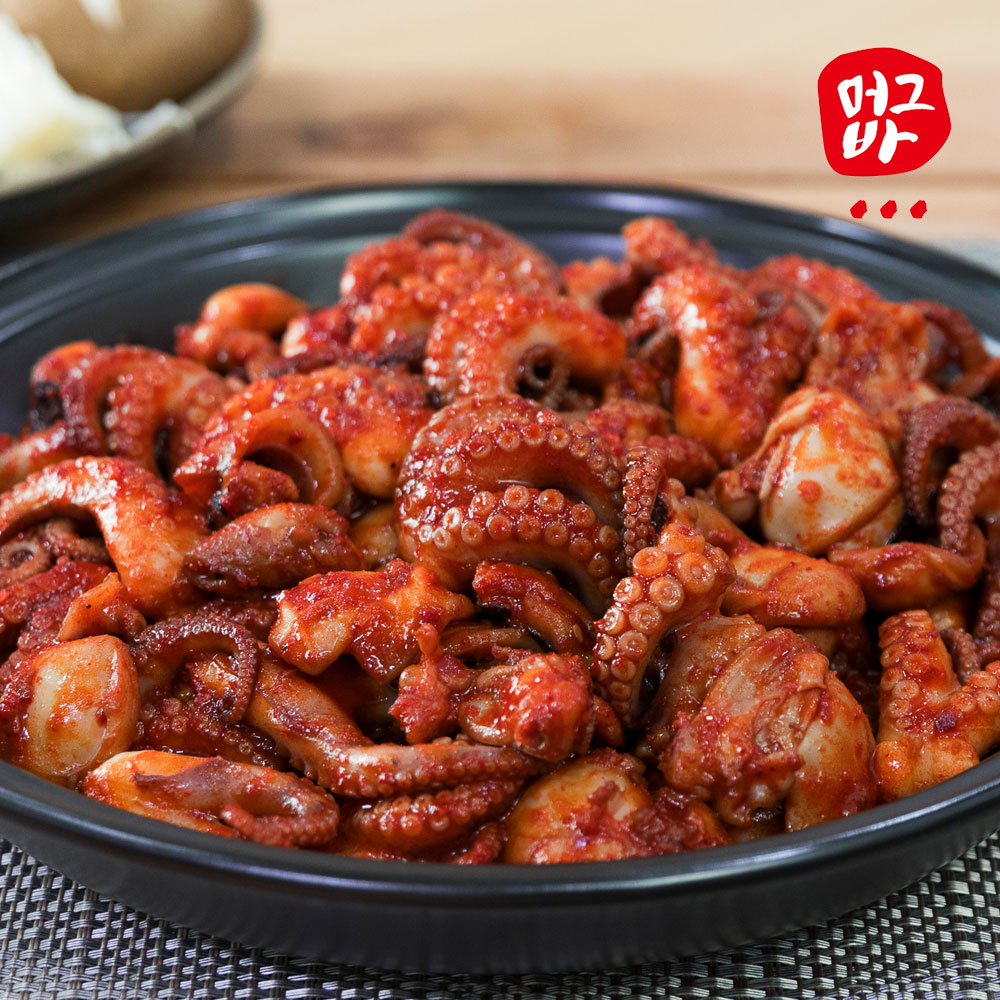 왕탱글 쭈꾸미볶음 매운 양념 볶음 맛집 캠핑용 밀키트 350g, 2개 - 상세 이미지 2
