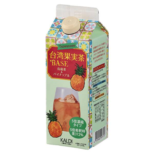 칼디 타이완 과실차 베이스 우롱차 & 파인애플 500ml - 상세 이미지 2