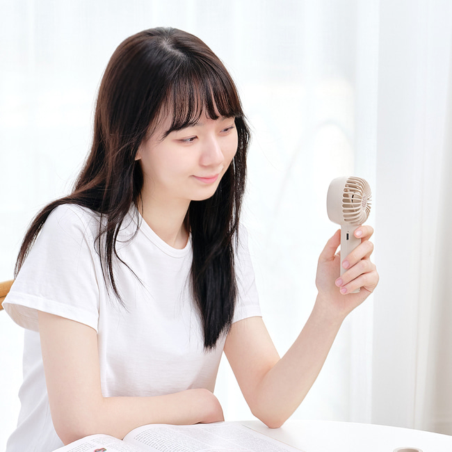 미니 무선 초소형 초경량 핸디형 휴대용 포켓 손풍기 스마트폰 거치 거치대 손 선풍기 이미지 6