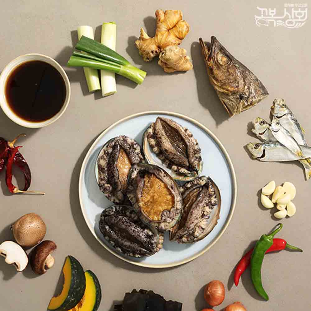 [꼬복상회]프리미엄 전복장 사이즈별 2kg 완도산 활전복 선물용 - 상세 이미지 4