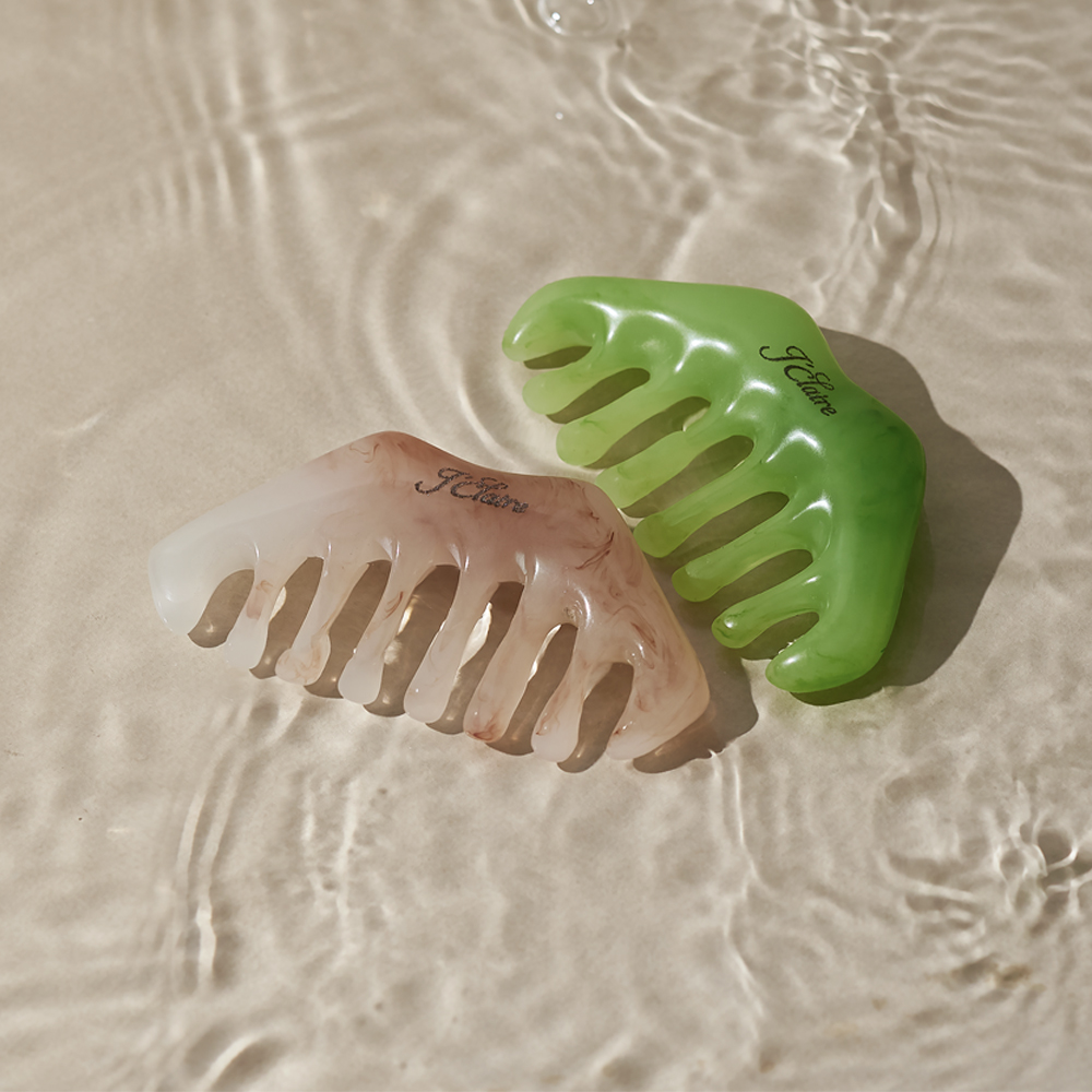 [1+1]제이끌레르 쓱 브러쉬 두피 괄사 마사지 마사지기 머리 경락 림프 승모근