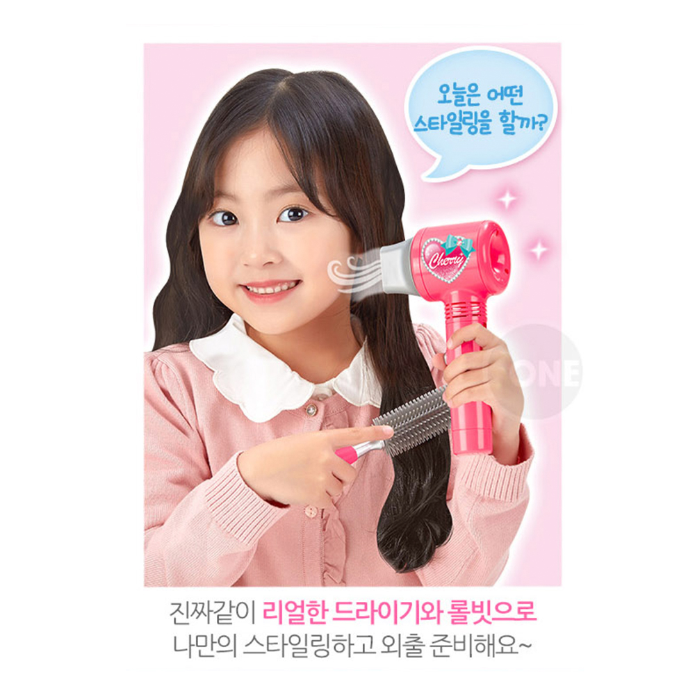 미용놀이 헤어샵 여아장난감 헤어디자이너 미용실 드라이기 이미지 6
