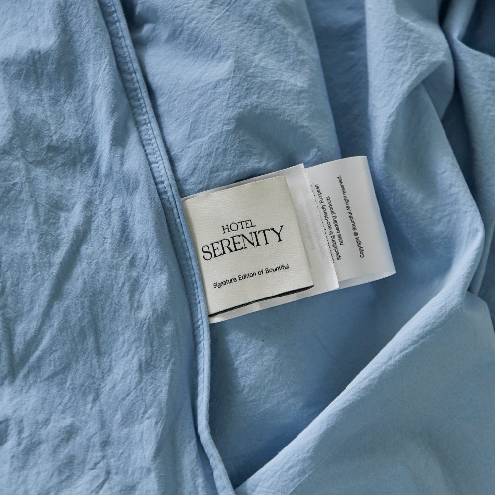 (단독) 세레니티 구스100% 무봉제 호텔 차렵이불세트 SS 500g