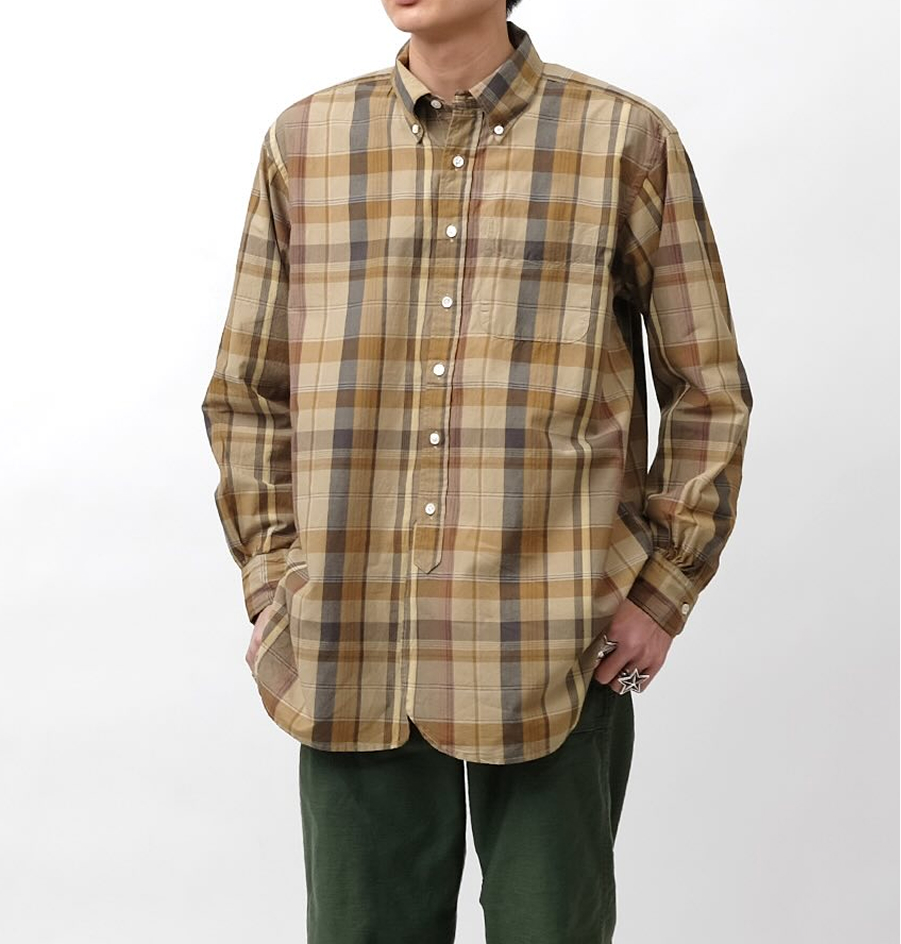 [국내배송] 엔지니어드가먼츠 19세기 BD 셔츠 - Madras Plaid QT007 이미지 6